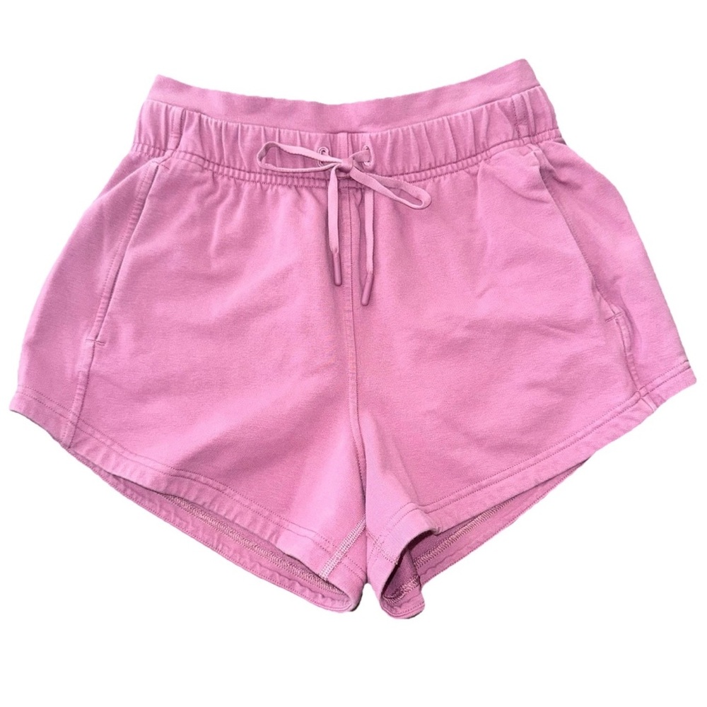 Lululemon‎ Inner Glow High Rise Short 3" Size 2 Pink Pockets Athleisure